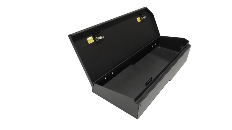 Chevrolet Silverado 1500 Underseat Lockbox - Rear 60% Bench Seat - Tuffy Products - 2/3 Length with Keyed Lock - Black - `07-`19
